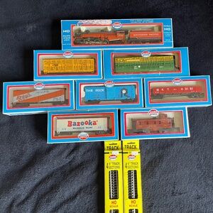 NIB Vintage HO Scale Model Power Hobby Train Lot Set Collectors Items